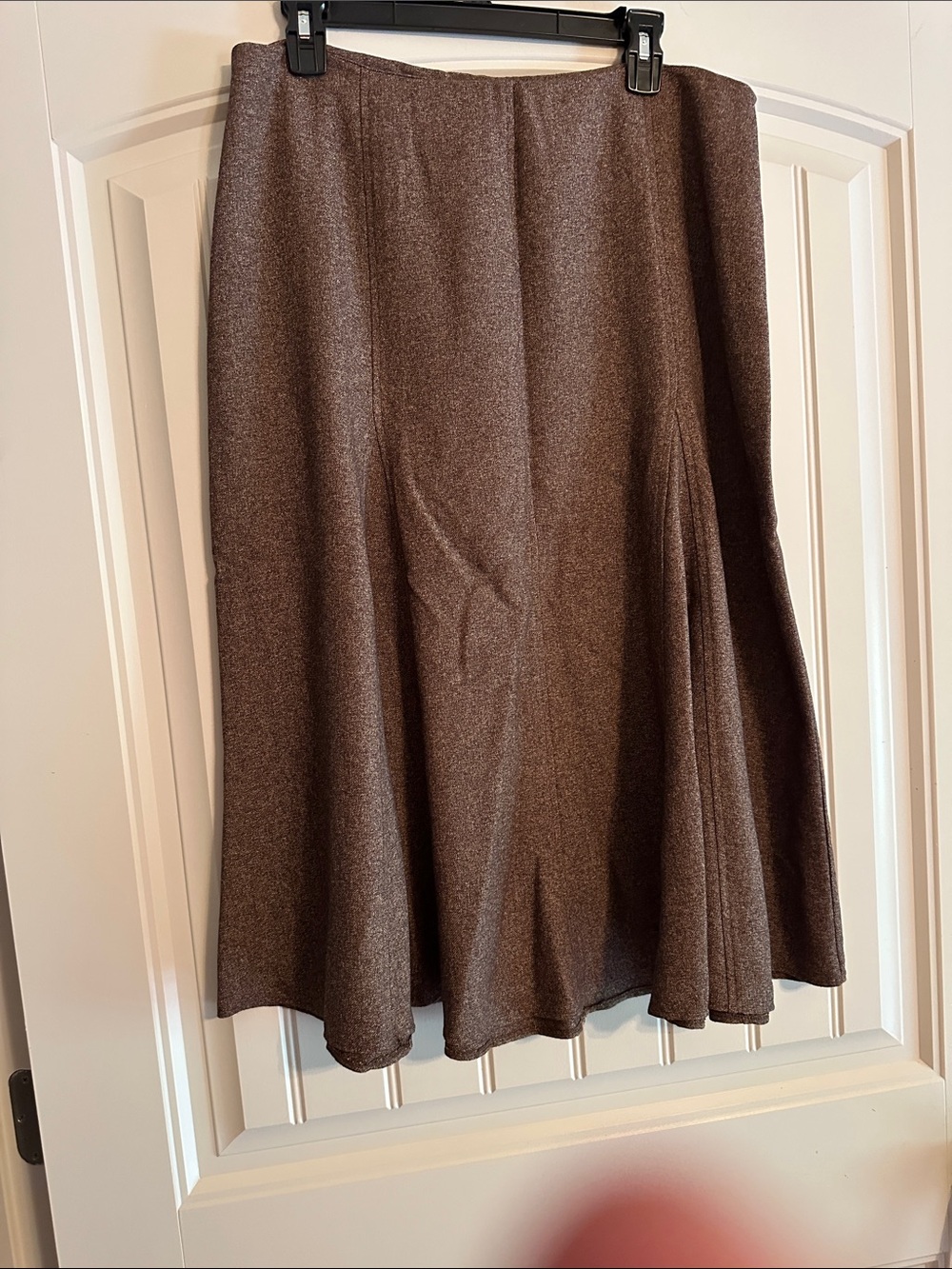 Dress Barn Brown A-Line Flare Skirt